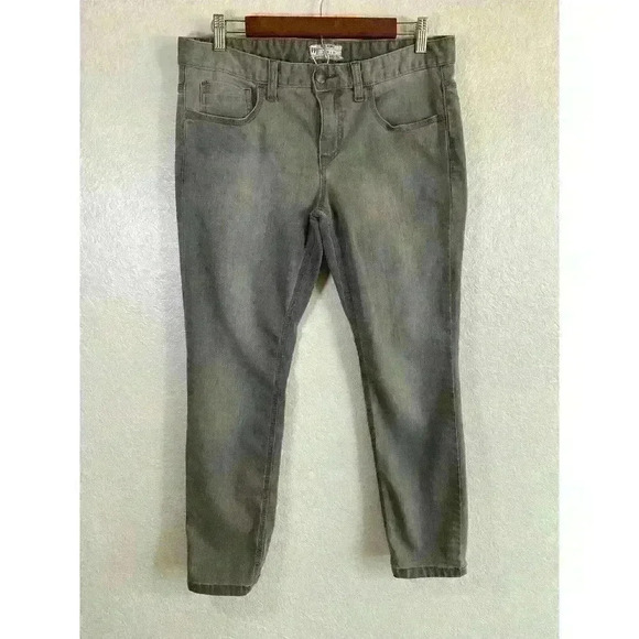 Free People Mid-Rise Skinny Jeans Distressed Gray Women size 30 - Picture 2 of 8